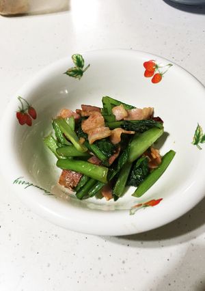 ☆お弁当☆小松菜のベーコン炒め-レシピのメイン写真