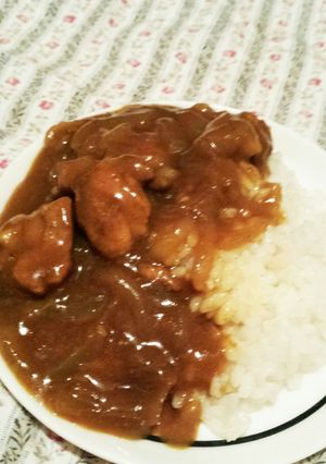 玉ねぎと鶏もも肉だけのカレー-レシピのメイン写真