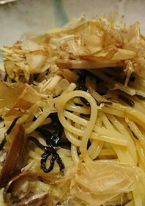 塩昆布で♪あさり和風パスタ✨-レシピのメイン写真