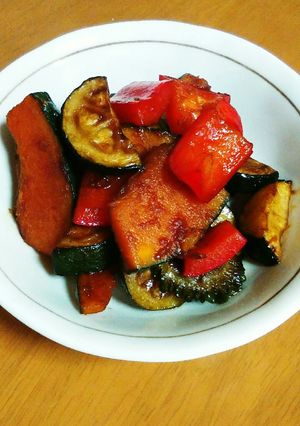 色々野菜のバルサミコ炒め(減塩レシピ）-レシピのメイン写真