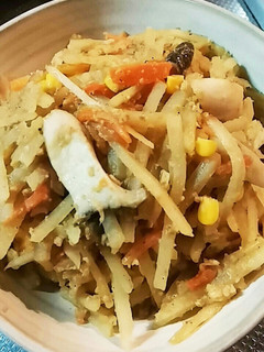じゃがいも細切りのカレー粉炒め♪-レシピのメイン写真