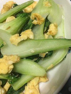 スーパーそくうま!チンゲン菜と卵の炒め物-レシピのメイン写真