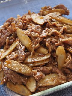 牛肉とごぼうの甘辛炒め-レシピのメイン写真
