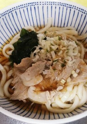 スダチのぶっかけうどん-レシピのメイン写真