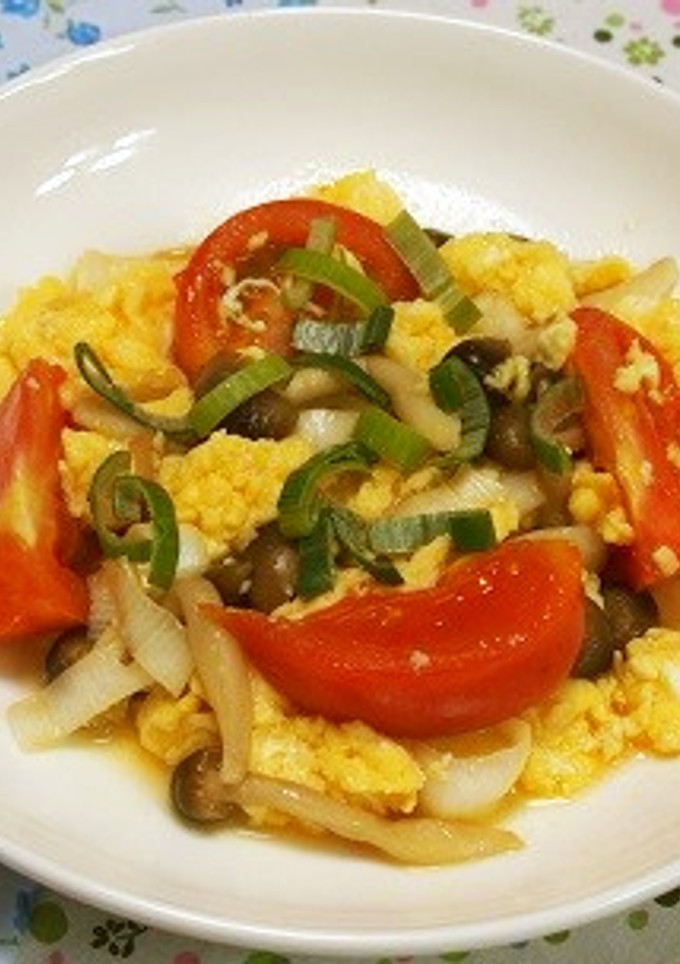 ふわ玉トマト炒め-レシピのメイン写真