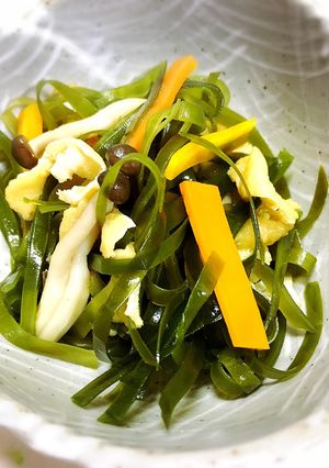 簡単！すき昆布と薄揚げのあっさり煮物-レシピのメイン写真