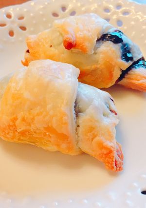 簡単おやつ!ブルーベリーチョコクロ-レシピのメイン写真