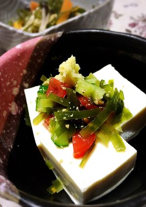 すき昆布ときゅうり、トマトの冷奴-レシピのメイン写真
