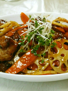 氷酢玉ねぎで 鶏肉と野菜の黒酢あん-レシピのメイン写真