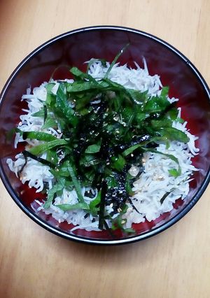 我が家のシラス丼ぶり-レシピのメイン写真