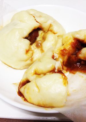 ハヤシチーズまん-レシピのメイン写真