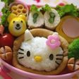 キティ稲荷弁当(キャラ弁)