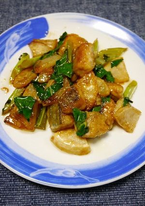 簡単！鯖と蕪の醤油炒め-レシピのメイン写真