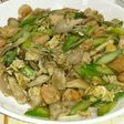 アスパラとエビの簡単炒めもの