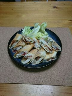 鶏と長芋の焼き春巻き-レシピのメイン写真