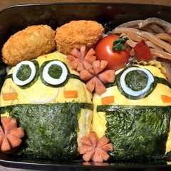 ミニオンズ　キャラ弁当-レシピのメイン写真