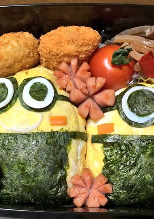 ミニオンズ　キャラ弁当-レシピのメイン写真