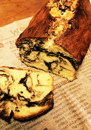 マーブルケーキ-レシピのメイン写真
