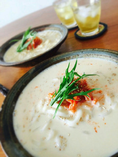 超速攻!豆乳とキムチの冷やしうどん-レシピのメイン写真