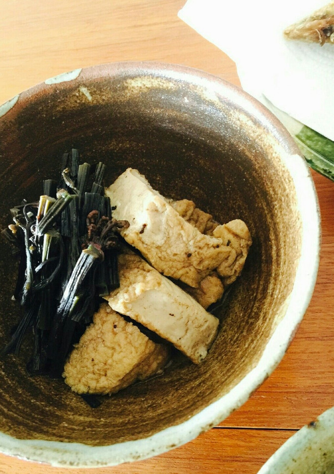 簡単☆わらびと厚揚げのふっくらさっと煮-レシピのメイン写真