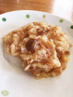 味わい深いあっさり味☆なめたけおろし餅-レシピのメイン写真