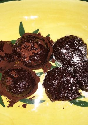 レンジで簡単 カカオニブで作るトリュフ!-レシピのメイン写真