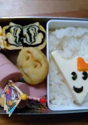 6Pチーズでキツネ-レシピのメイン写真