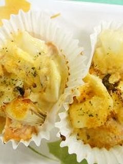 カップで鮭の味噌マヨ焼き-レシピのメイン写真