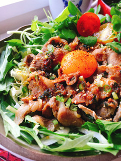 おうちで低糖質「すた丼」風-レシピのメイン写真