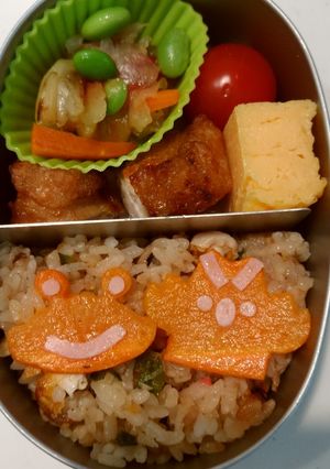 バルタン星人とカネゴンのウルトラマン弁当-レシピのメイン写真