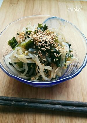 レンジでチン♪もやしわかめでもう１品♪-レシピのメイン写真