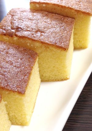 ホットケーキミックス簡単ふわふわカステラ-レシピのメイン写真