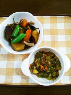圧力鍋で昆布とさつま芋の煮物【+介護食】-レシピのメイン写真