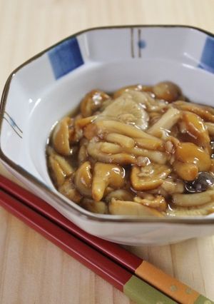 ご飯の供♪酒の肴♪ひしおdeなめこ和え-レシピのメイン写真