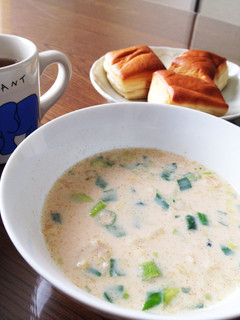 インスタントで簡単♫ミルク味噌スープ-レシピのメイン写真