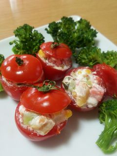 焼きトマトサラダ-レシピのメイン写真