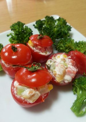 焼きトマトサラダ-レシピのメイン写真