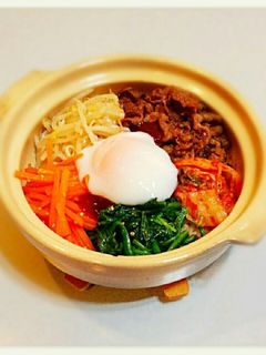 鍋焼きビビンバ-レシピのメイン写真
