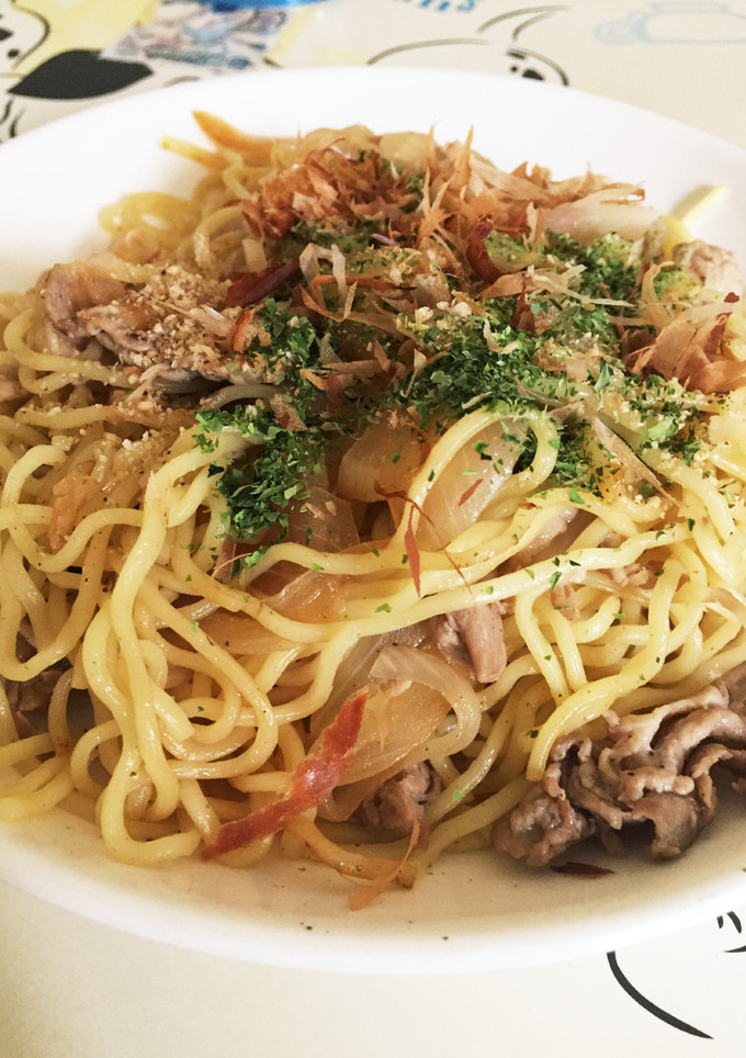 玉ねぎ入り！あっさり塩焼きそば☆-レシピのメイン写真