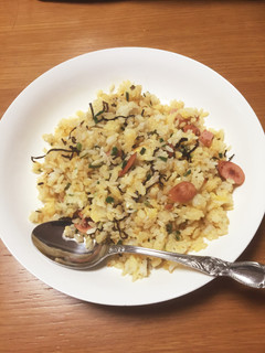 簡単!塩昆布チャーハン-レシピのメイン写真