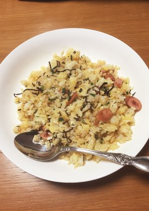 簡単！塩昆布チャーハン-レシピのメイン写真