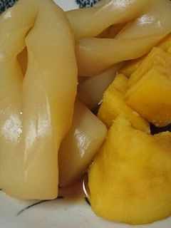 さつまいも+こんにゃくの甘辛煮-レシピのメイン写真