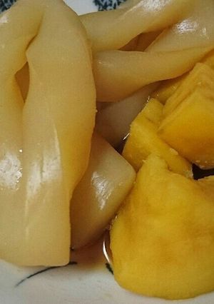 さつまいも+こんにゃくの甘辛煮-レシピのメイン写真