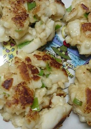 はんぺんﾈｷﾞみそﾏﾖ焼き-レシピのメイン写真