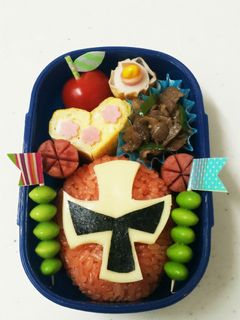 キャラ弁♡ニンニンジャー-レシピのメイン写真