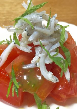 もう一品♪トマトとしらすのサラダ-レシピのメイン写真