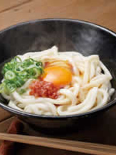 釜たま梅うどん-レシピのメイン写真