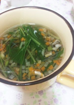 野菜とキノコの春雨スープ-レシピのメイン写真