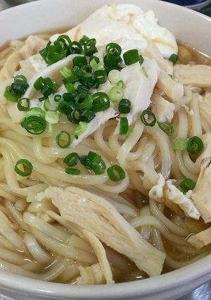 手抜きにゅうめん☆サラダチキン入-レシピのメイン写真