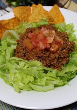 レタスたっぷりタコライス-レシピのメイン写真